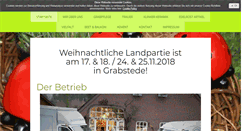 Desktop Screenshot of blumenpark-schuette.de